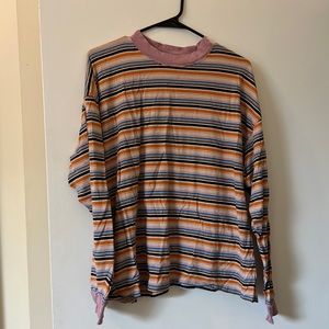Urban Outfitters Striped Long Sleeve T-Shirt